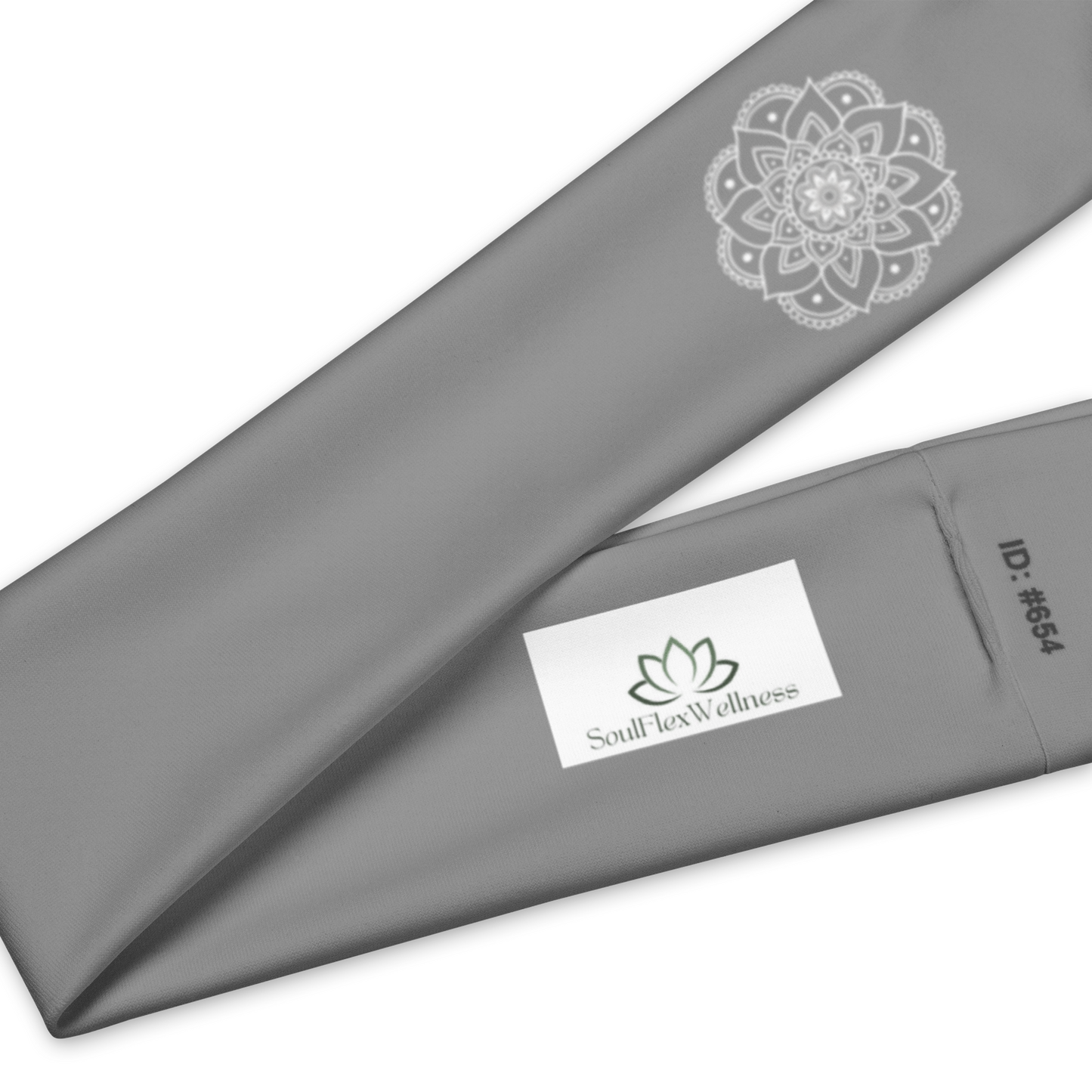 Grey Stone Mandala Headband