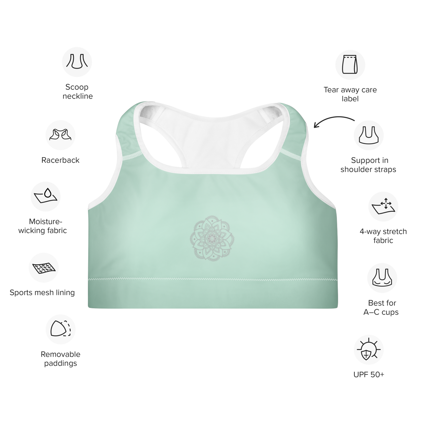 Green Mandala Top – Vaallá Collection