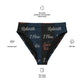“Sacred Flow – Rebirth” High-Waisted Recycled Bikini Bottom by SoulFlex