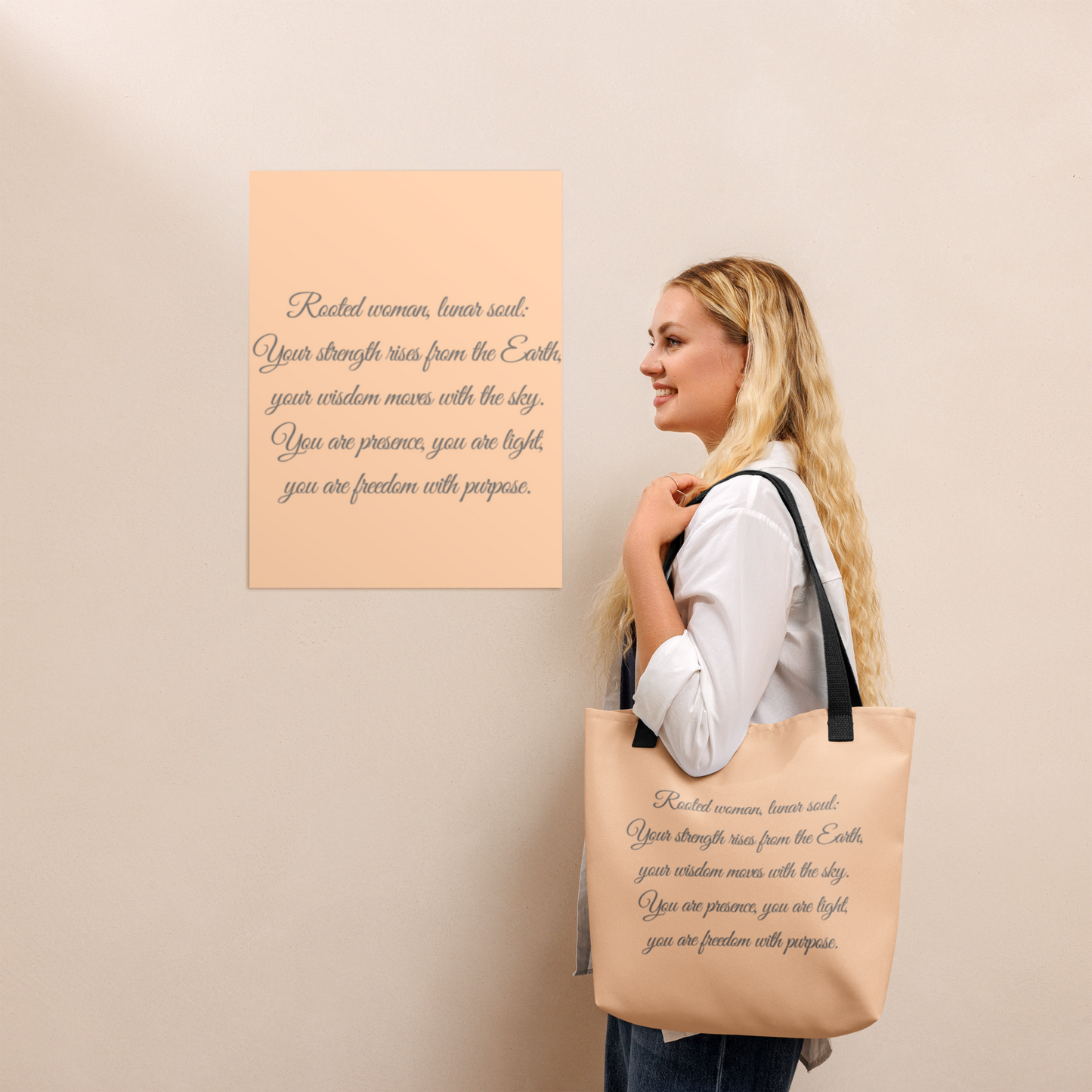 Rooted Woman Tote Bag