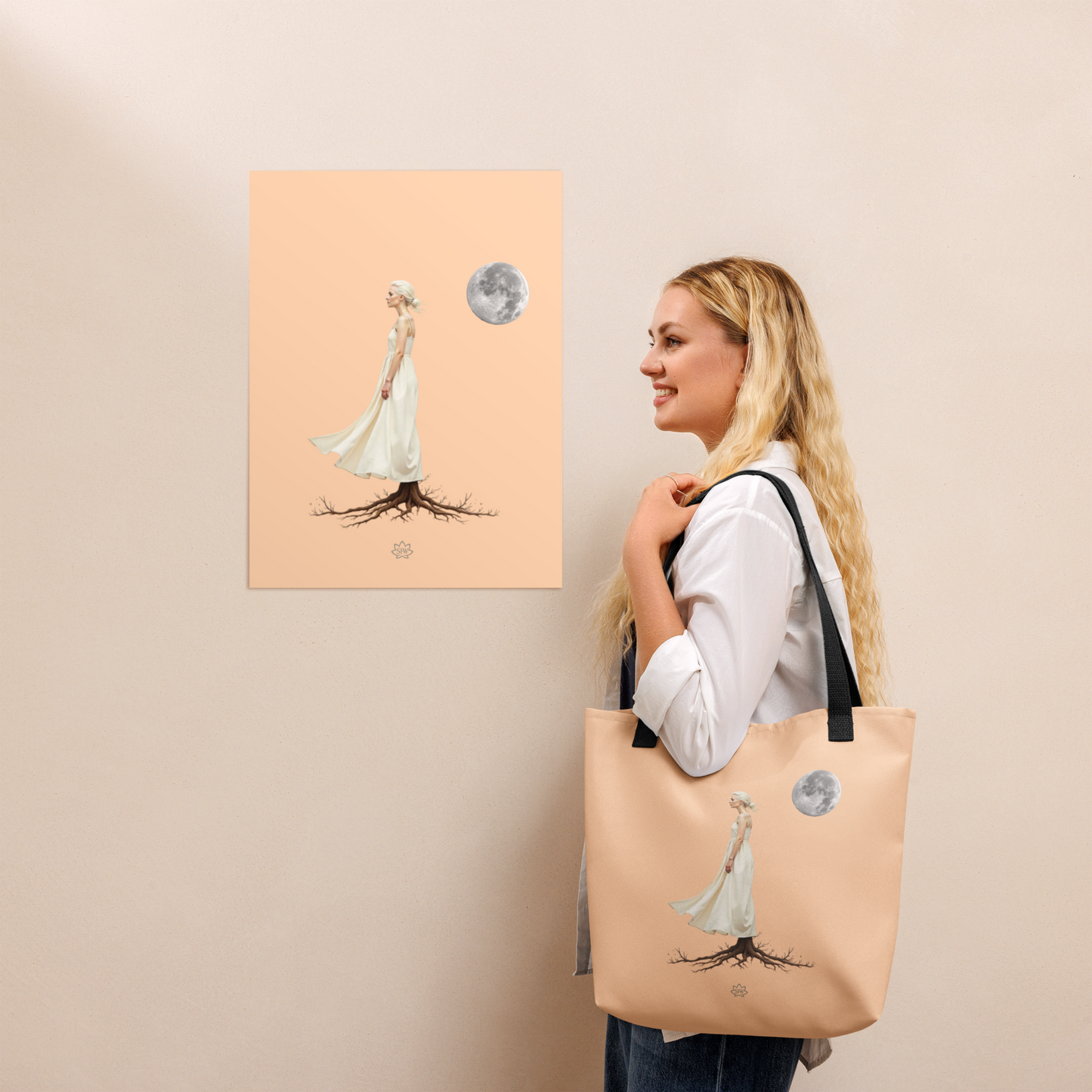 Rooted Woman Tote Bag