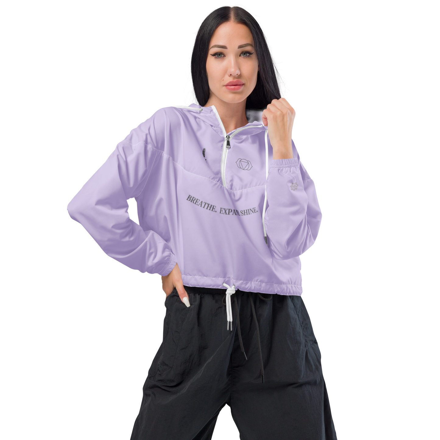 Lavender Shine Windbreaker – Vaallá Collection