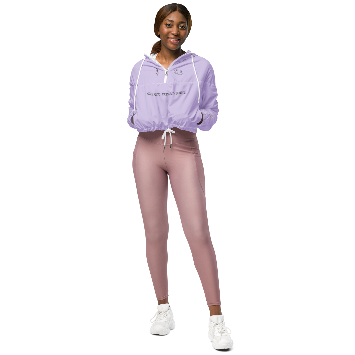Lavender Shine Windbreaker – Vaallá Collection