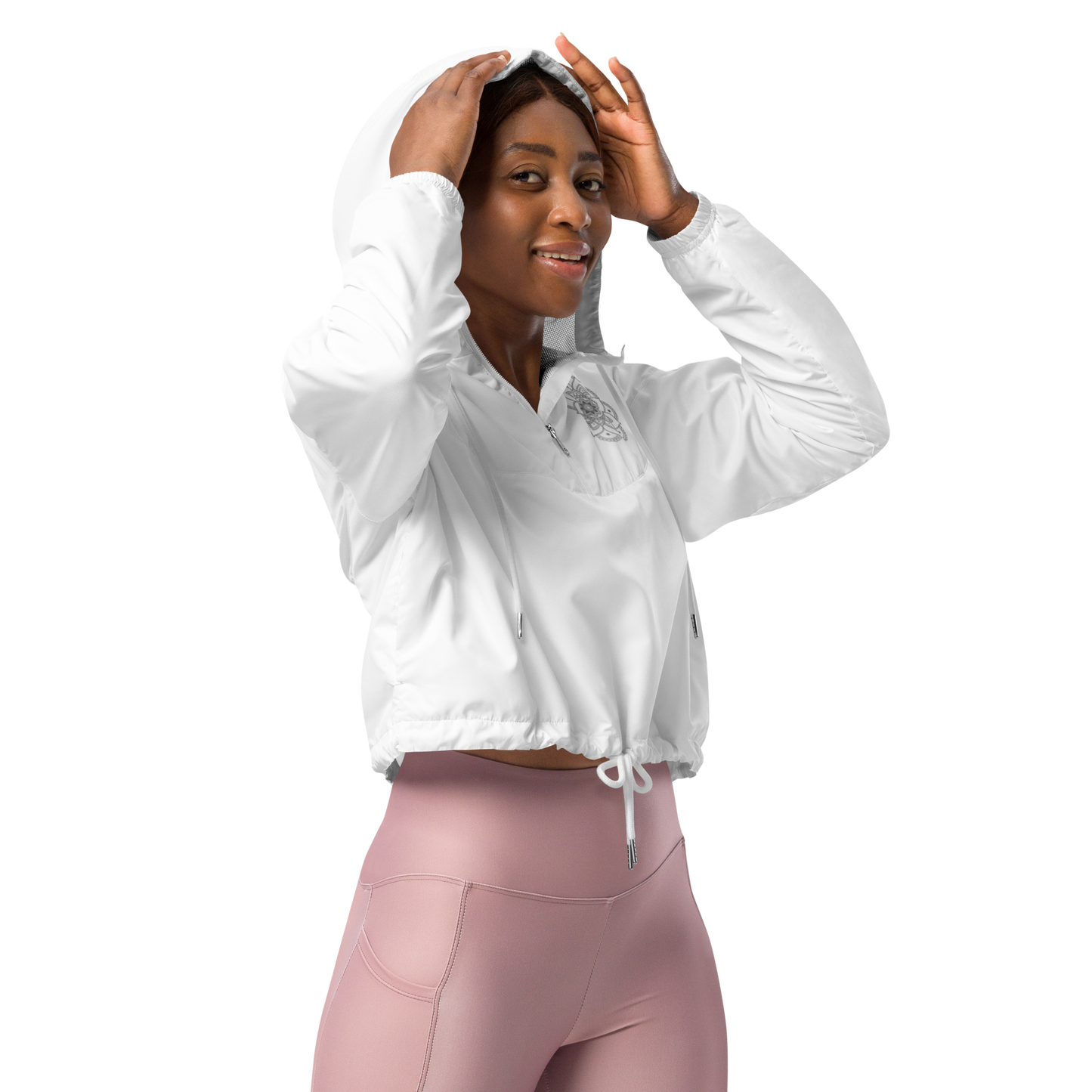 White Mandala Windbreaker – Vaallá Collection
