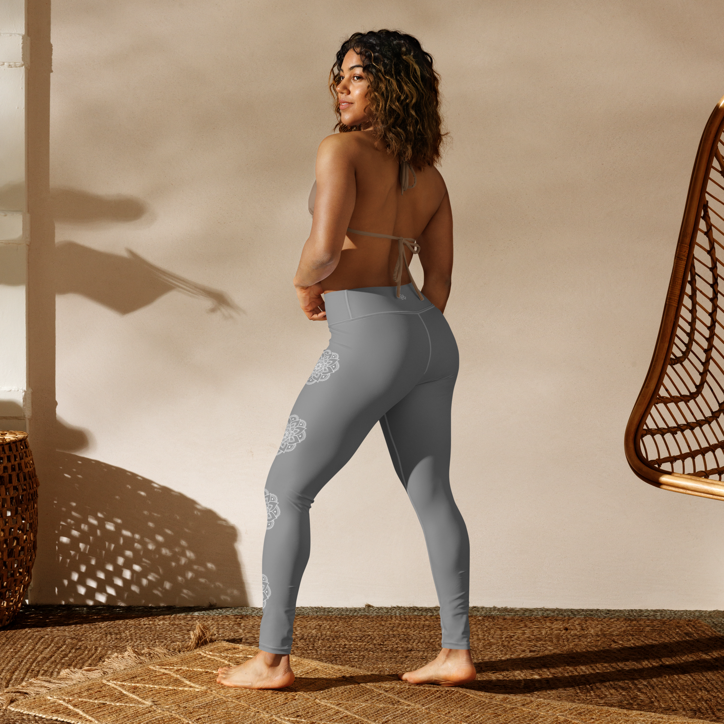 Grey Mandala Leggings – Vaallá Collection