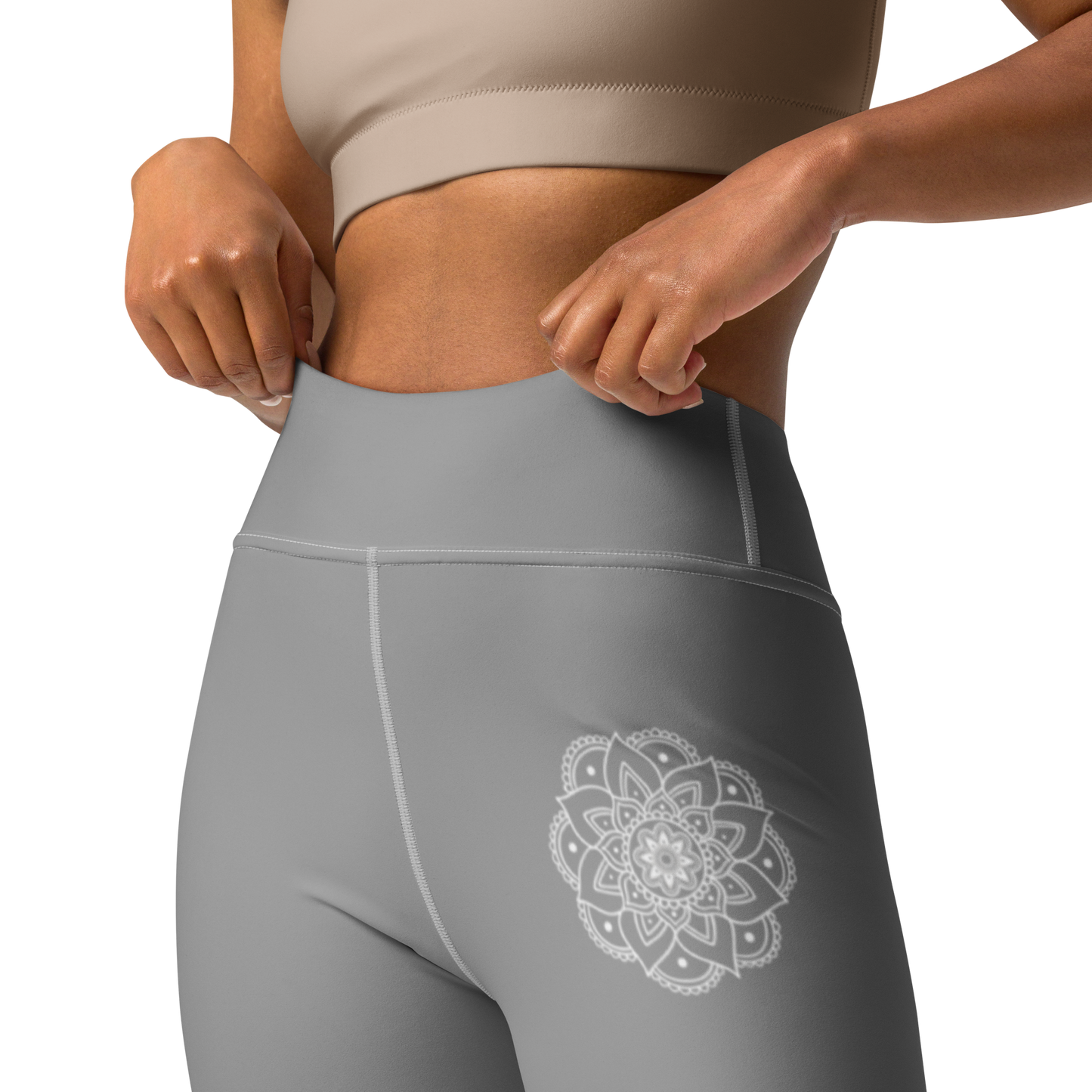 Grey Mandala Leggings – Vaallá Collection