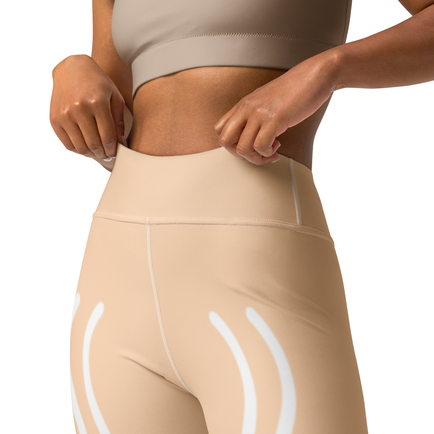Beige Flow Leggings – Vaallá Collection