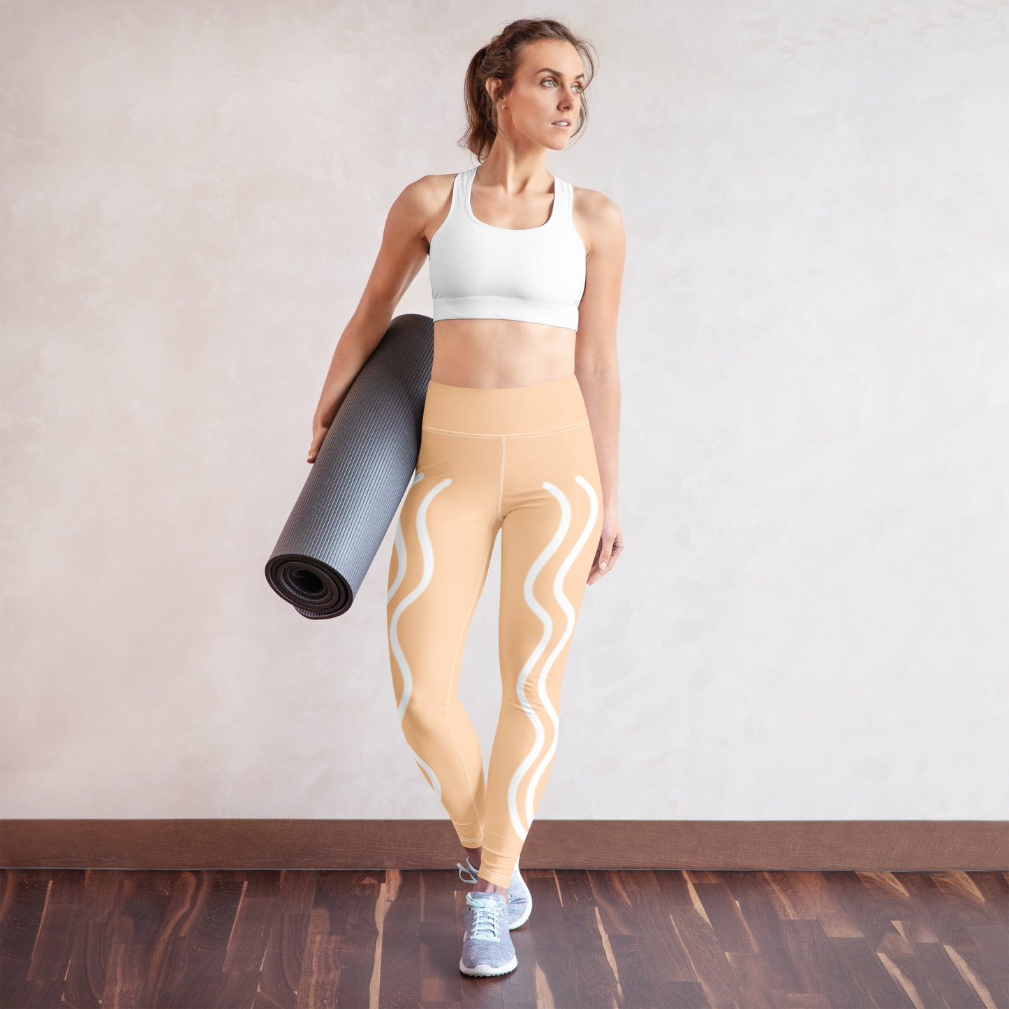 Beige Flow Leggings – Vaallá Collection