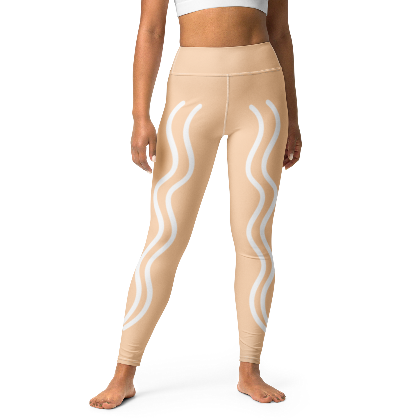 Beige Flow Leggings – Vaallá Collection