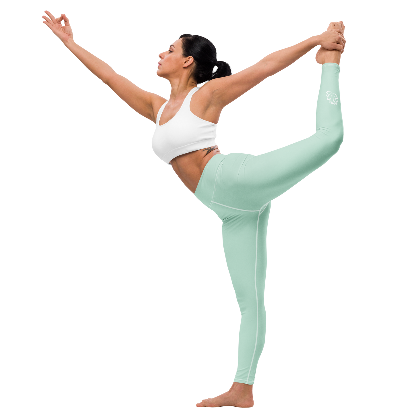 Green Lotus Leggings – Vaallá Collection