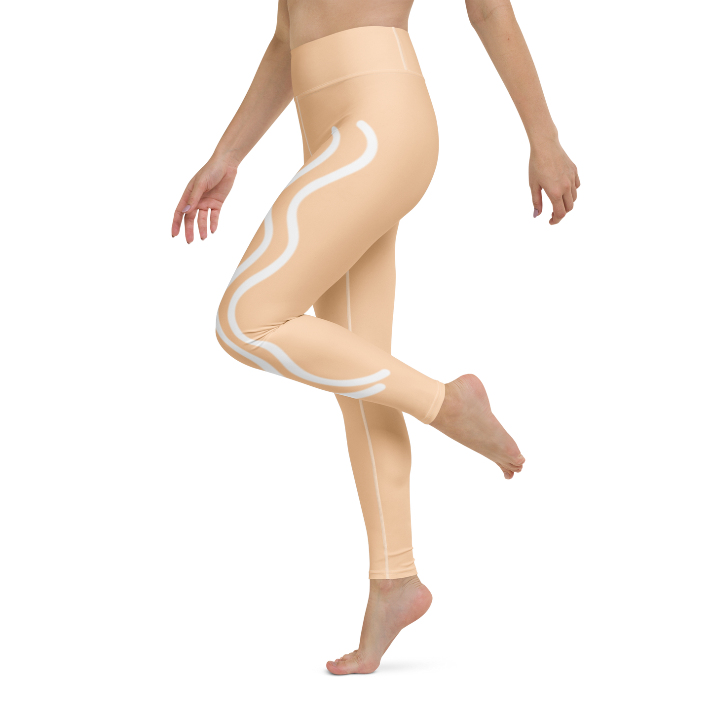 Beige Flow Leggings – Vaallá Collection