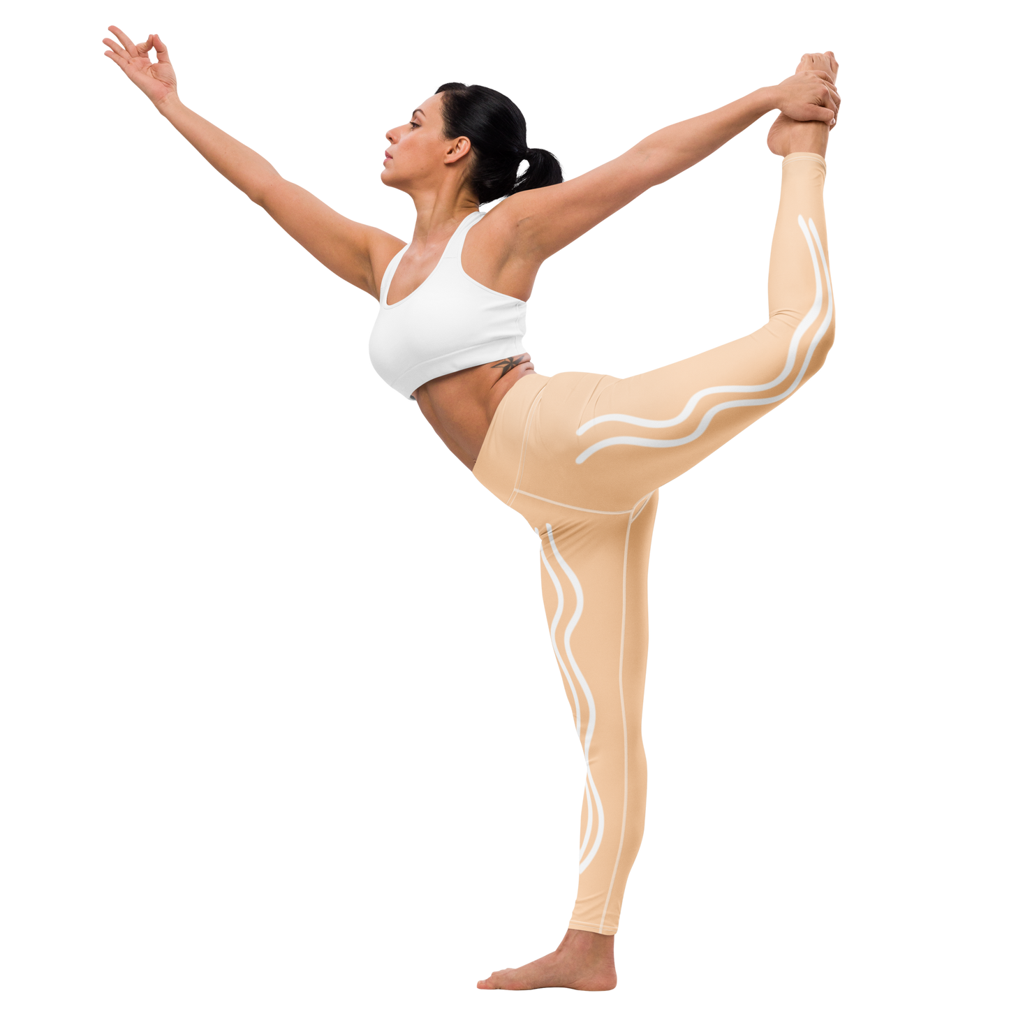 Beige Flow Leggings – Vaallá Collection