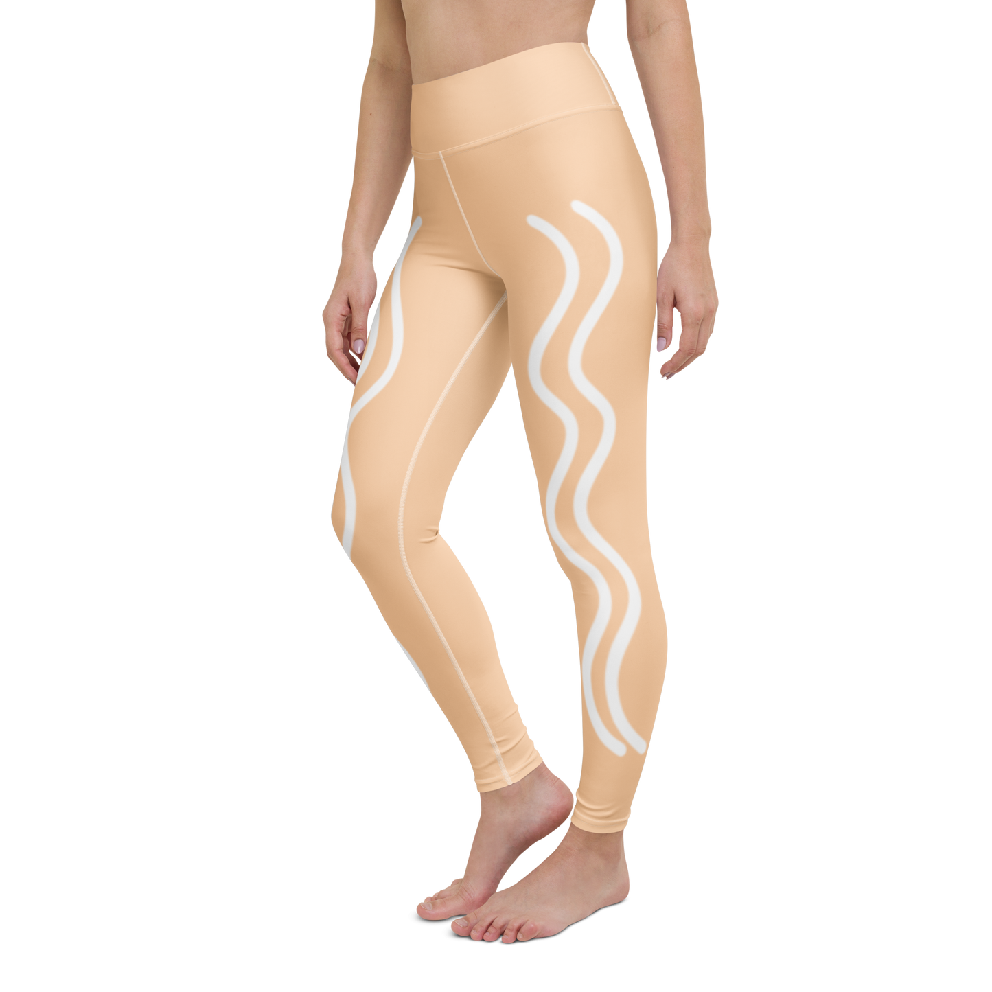 Beige Flow Leggings – Vaallá Collection