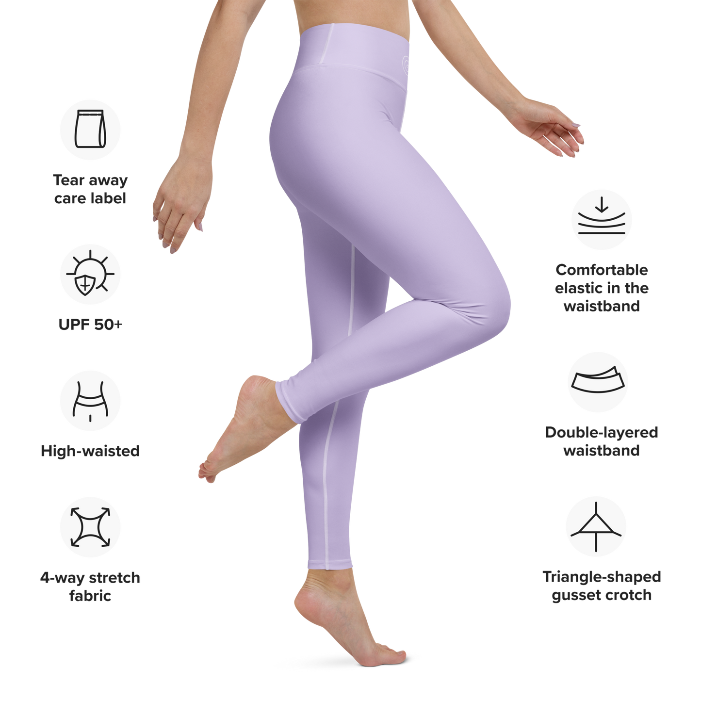 Lavender Spiral Leggings – Vaallá Collection