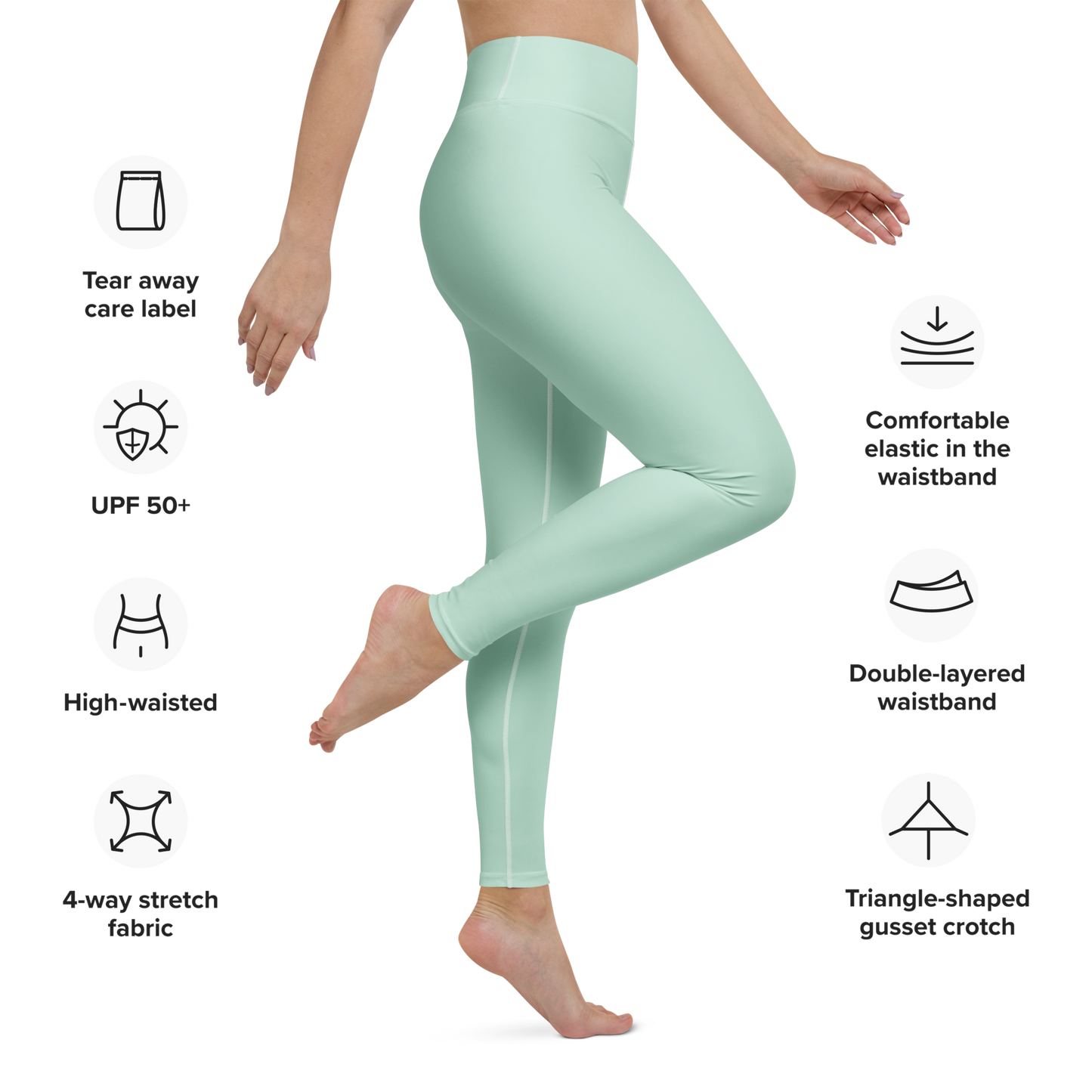 Green Lotus Leggings – Vaallá Collection