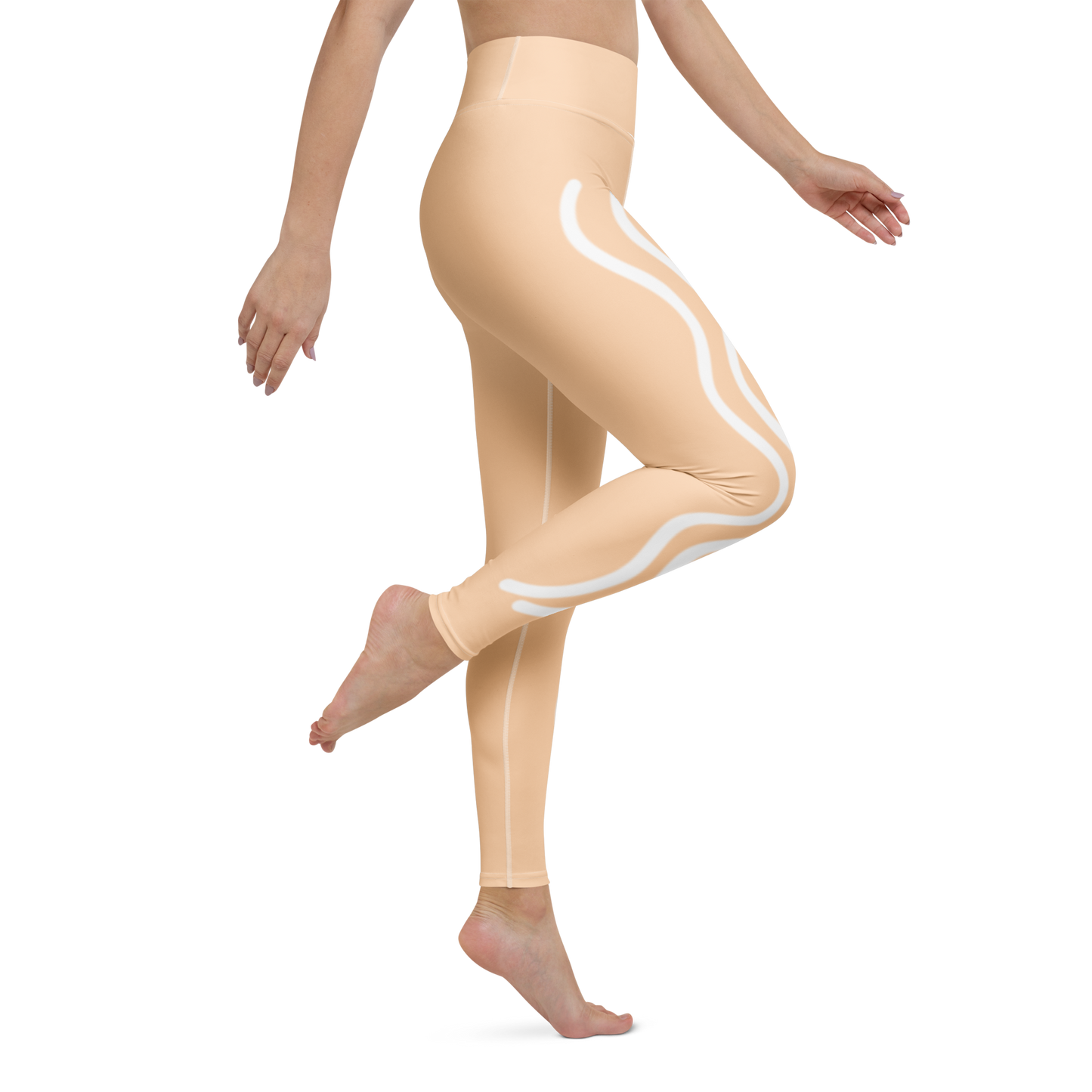Beige Flow Leggings – Vaallá Collection