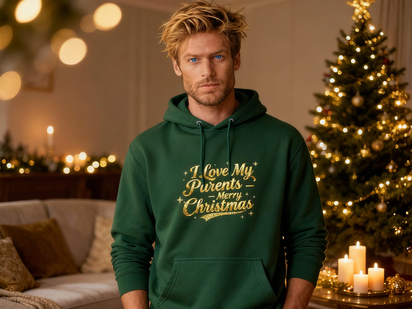 ✨ Merry Christmas Parents Love Hoodie